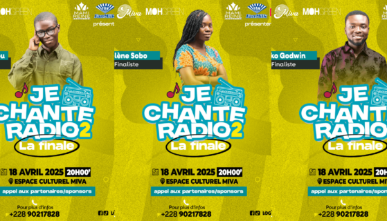 TOGO : LA DATE DE LA FINALE DE L’EDITION 2 DE JE CHANTE RADIO  EST CONNUE.