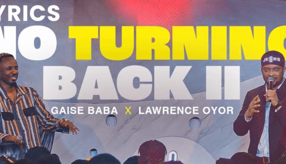 LYRICS : NO TURNING BACK