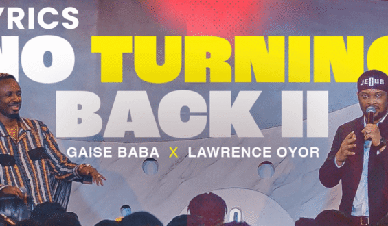 LYRICS : NO TURNING BACK