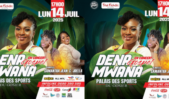 Dena Mwana élève la voix en Guadeloupe