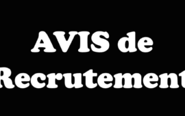 Avis de Recrutement