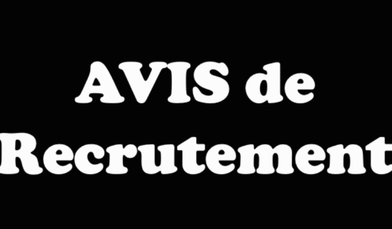 Avis de Recrutement