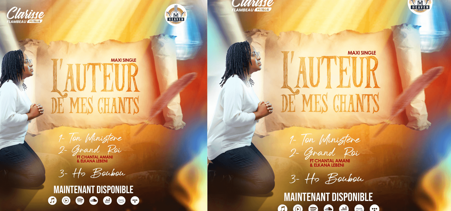 Clarisse Flambeau dévoile « L’Auteur de mes chants »