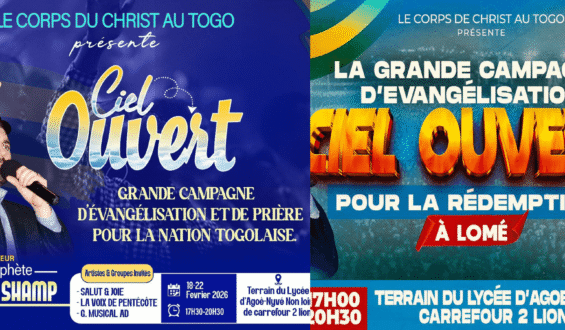 Togo: Une grande campagne d’évangélisation et de prière pour la nation s’annonce à Agoè