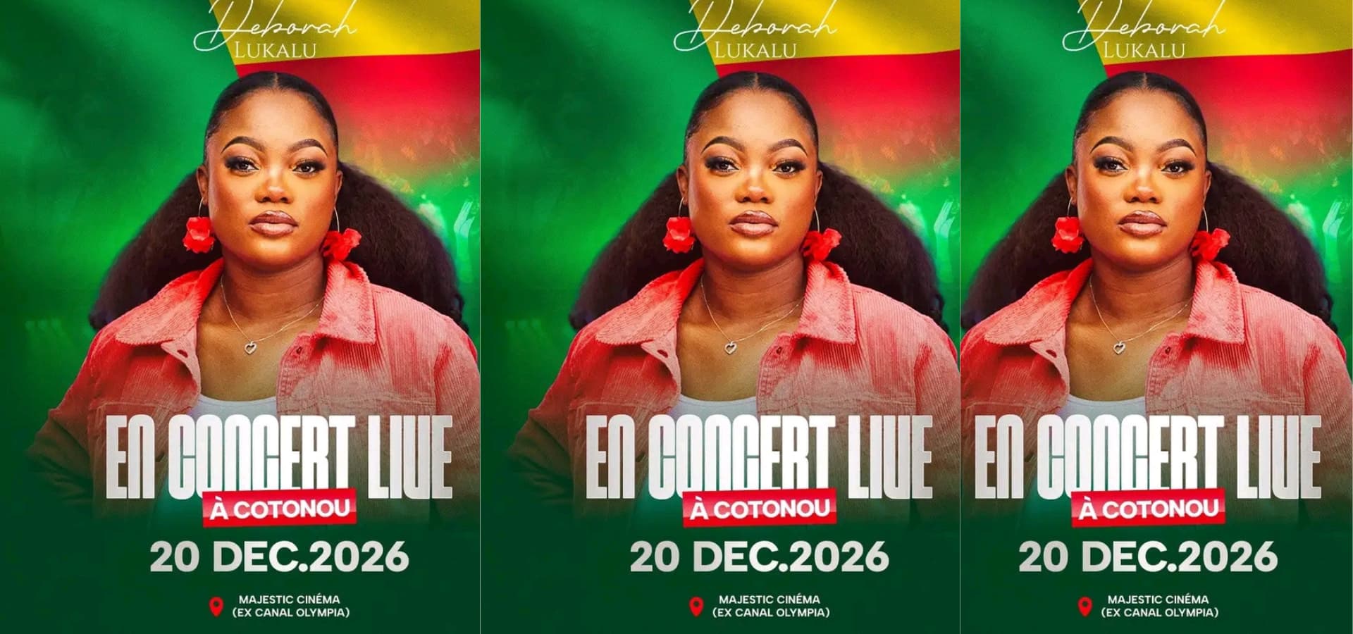 Cotonou accueille Déborah Lukalu