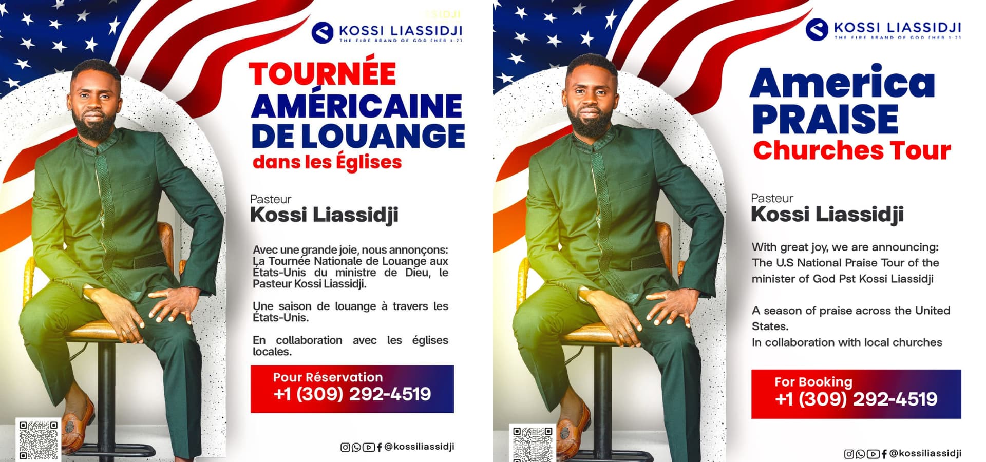 Kossi Liassidji en tournée aux USA