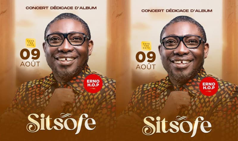 L’artiste togolais Erno H.O.P. confirme une nouvelle étape dans son parcours musical avec l’annonce du dédicace son prochain album ce 09 Aout 2026,  intitulé "Sitsofé ".