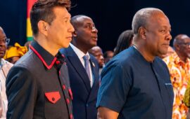 John Mahama au congrès mondial des A.D