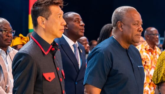 John Mahama au congrès mondial des A.D