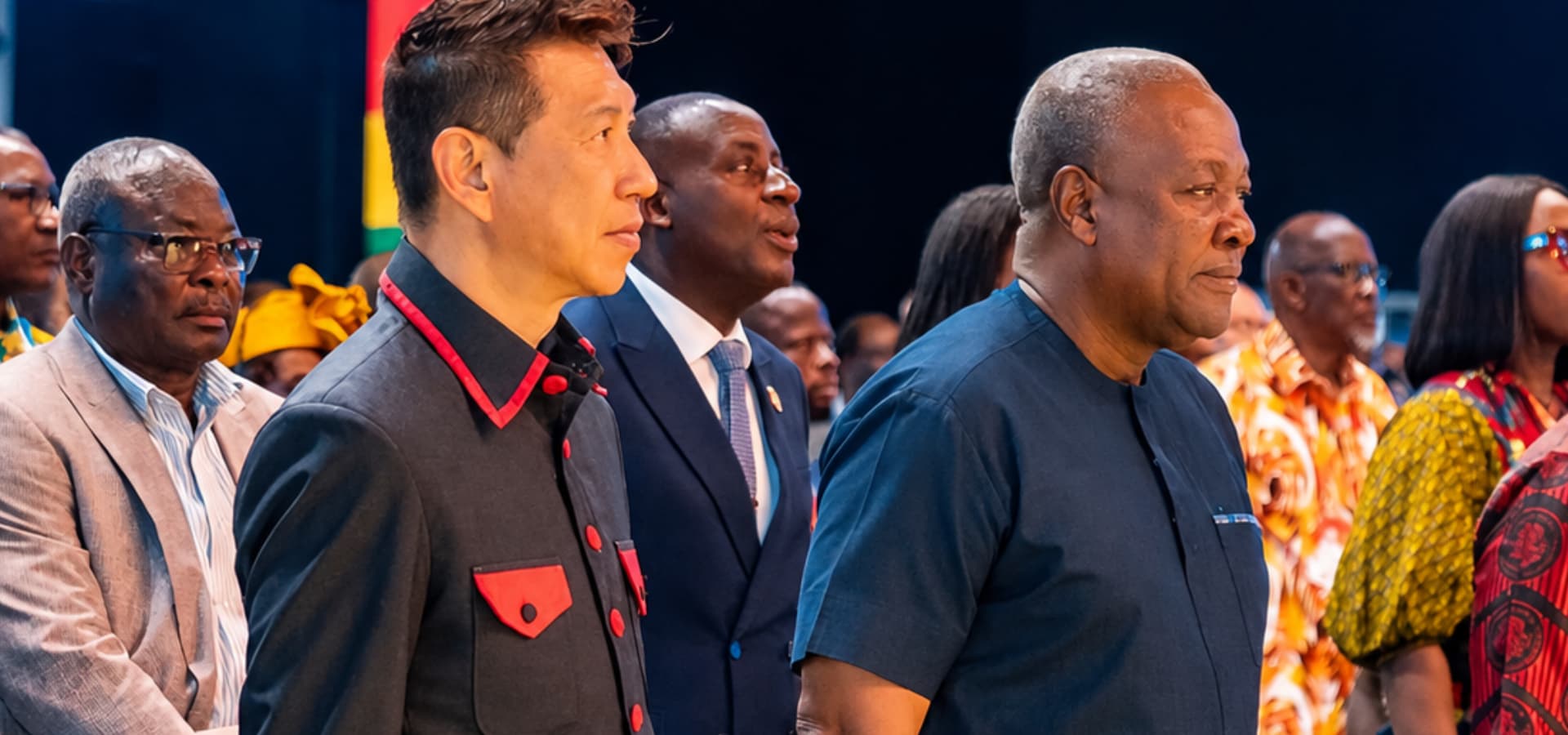 John Mahama au congrès mondial des A.D