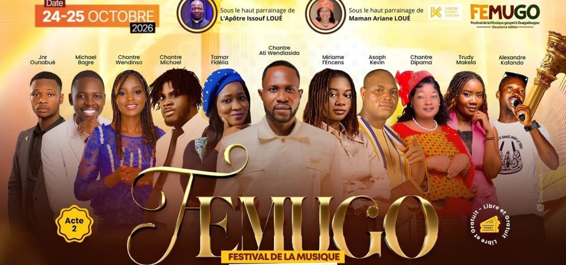 Ouagadougou accueille le festival FEMUGO 2026